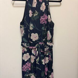 NWT SLNY Navy Evening Dress - Size 14